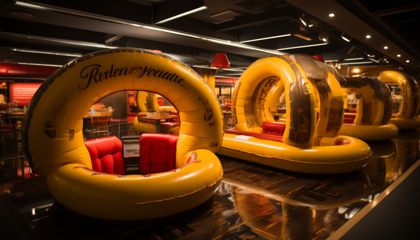 Création d'une expérience immersive avec des publicités gonflables thématiques